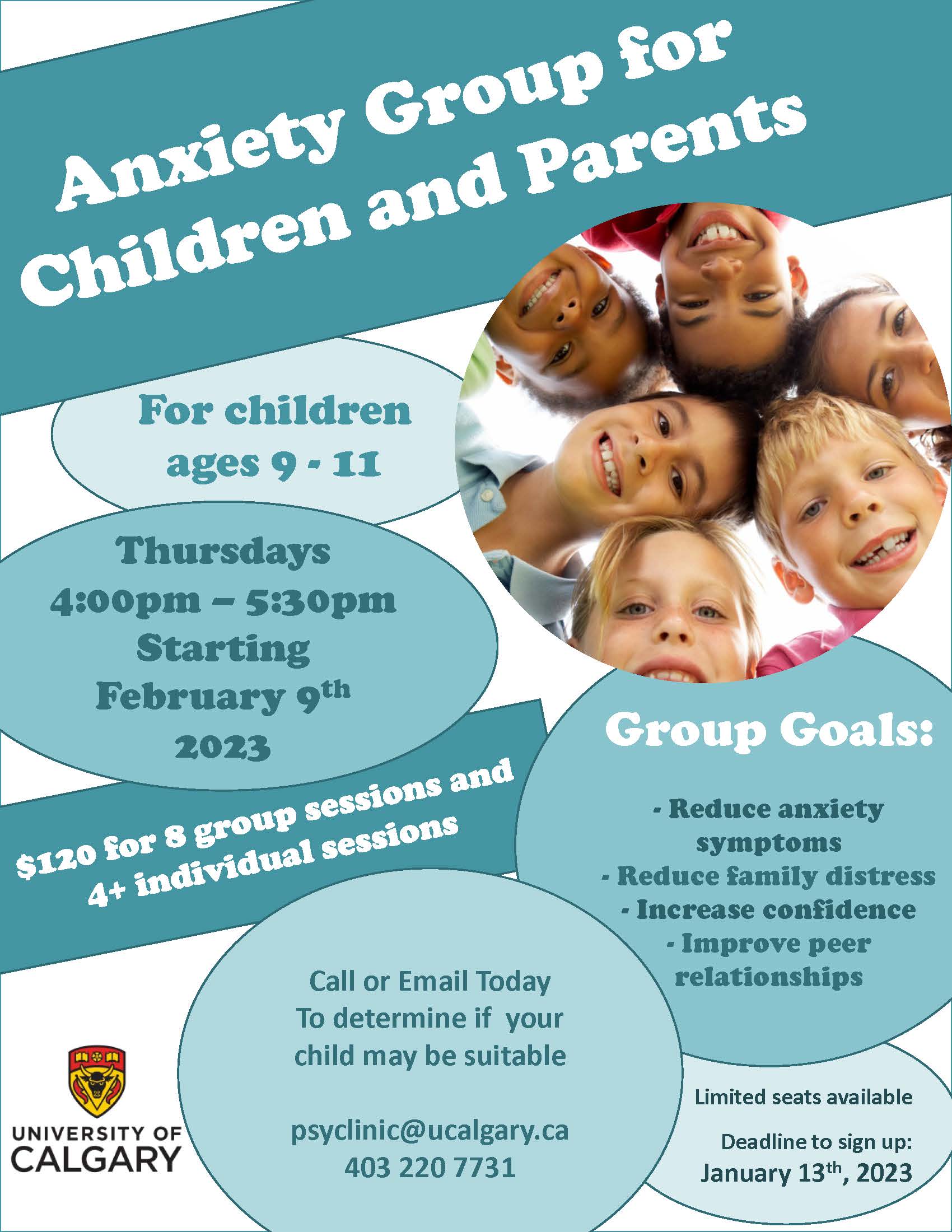 University of Calgary Anxiety Group for Children and Parents